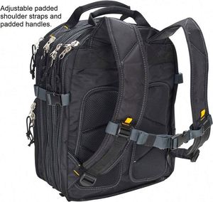 Free Sample Custom Heavy Duty <b>Tools</b> Storage <b>Backpack</b> 75-Pocket <b>Tool</b> <b>Backpack</b> <b>Tool</b> Bag for Electrician - Product Image 4