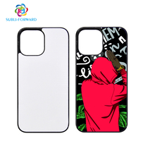 Coque de téléphone vierge de sublimation 2D bricolage avec plaque en aluminium pour iphone 13 14 15 MINI PRO MAX