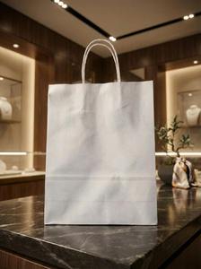 EcoLuxe Carry Kraft <b>Bags</b> – Premium Custom Printed Paper Shopping <b>Bags</b> designed for modern apparel boutiques, fashion retailers - Product Image 3