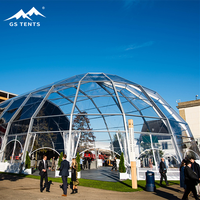 Grandes tentes de réception commerciales pour événements extérieurs, spectacles musicaux et expositions, avec structure de treillis robuste