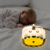 Trampa Eléctrica para Moscas, Luz Nocturna Segura para Interiores, Diseño de Dibujos Animados, Atrapa Mosquitos e Insectos, Mata Moscas para Dormitorio y Hogar