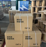 Kabel Ethernet/LAN OUFU Tembaga Murni UTP FTP SFTP Cat5e Cat6 Cat6a Cat7 Cat8 305m Box
