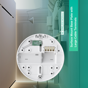 <span class=keywords><strong>Détecteur</strong></span> <span class=keywords><strong>de</strong></span> <span class=keywords><strong>fumée</strong></span> photoélectrique filaire et <span class=keywords><strong>sans</strong></span> <span class=keywords><strong>fil</strong></span> RF <span class=keywords><strong>interconnecté</strong></span> Activfire AS3786 Australie avec télécommande, alarme 85 dB, blanc ABS - Product Image 3