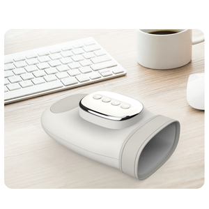 Masajeador de manos Airbag inalámbrico con logotipo personalizado con calentador vibratorio de calor, masajeador de dedos de palma para tratamiento de artritis corporal - Product Image 6