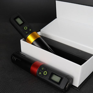Stylo de <span class=keywords><strong>tatouage</strong></span> sans fil 2026 avec batterie 2000 mAh, écran LED, course de 3,5 mm, tension réglable, <span class=keywords><strong>machine</strong></span> à tatouer à cartouche en aluminium - Product Image 4