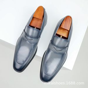 Chaussures habillées en cuir véritable pour homme, résistantes à l'eau, chaussures de bureau formelles, chaussures de mariage, oxfords - Product Image 4