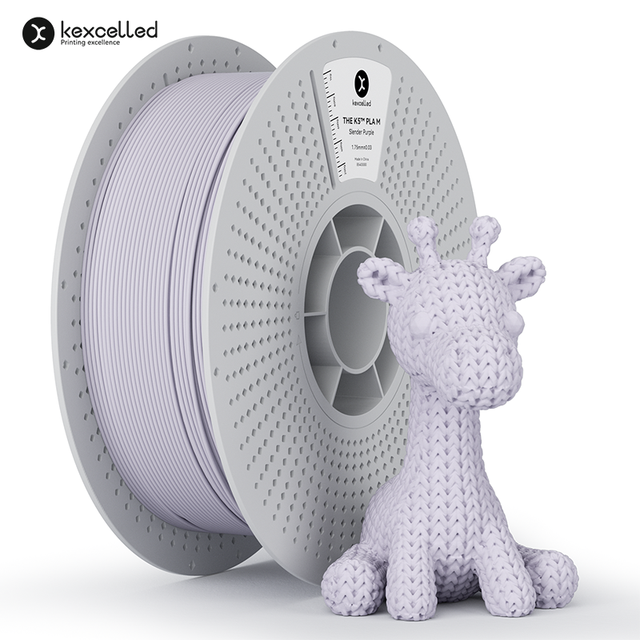 Kexcelled PLA Matte 3D Printing Filament 1.75mm 1kg Spool PLA/ABS/PCL/PETG/TPU/HIPS/WOOD/Carbon Fiber for Bambu Lab Printers