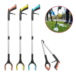 1PCSFoldable Litter Clip Portable Long Handle Picker Arm Extender Garden Garbage Grabber <b>Pick</b> <b>up</b> <b>Tools</b> - Product Image 1
