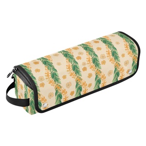 Aloha Collection Hawaii Puakenikeni <b>Lei</b> Flower Hair Tools Organizer Case Maile Curling Iron Flat Iron Travel Bag for Women - Product Image 1