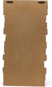Productos cristianos Nuestra familia se amará unos a otros Paleta apilada rústica Placa de pared de madera - Product Image 5