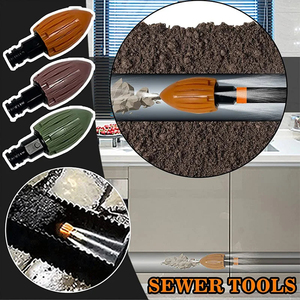 Boquilla de agua para limpieza de tuberías de drenaje de techos y alcantarillado doméstico, para manguera de jardín, tipo cohete de agua - Product Image 1