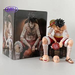 Figura Acrílica de Anime de One Piece, Decoración de Escritorio, Modelo de <span class=keywords><strong>Cosplay</strong></span> de <span class=keywords><strong>Luffy</strong></span>, Zoro, Sanji, <span class=keywords><strong>Nami</strong></span>, Placa con Figura de <span class=keywords><strong>Luffy</strong></span> de la Guerra de Paramount - Product Image 2