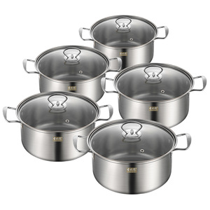 Batterie de cuisine antiadhésive 10 pièces pour la maison, comprenant des casseroles et des marmites à lait, ustensiles de cuisine, vente chaude - Product Image 5