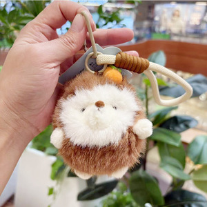 ตุ๊กตาเม่นดึงได้ ของเล่นตุ๊กตาเม่น ผ้าฝ้าย PP นุ่มพิเศษ จี้ห้อยกระเป๋าคู่รัก ของตกแต่งกระเป๋า ของขวัญชิ้นเล็กๆ กระเป๋าเป้เด็กผู้หญิง - Product Image 3