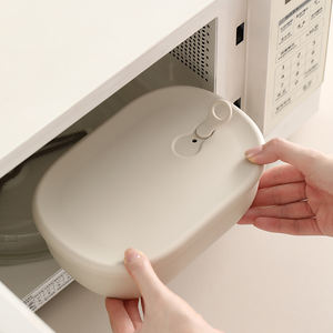 Lonchera de Silicona de 1000 ml con 3 Compartimentos y Tapa Apta para Microondas, Resistente a Roturas y Segura para Niños, Recipiente para Alimentos Calentables - Product Image 5