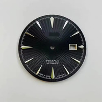 Nouveau cadran de montre en laiton S de 35 mm de diamètre, couleur cocktail, sans luminescence, léger, modèle NH3512 pour mouvement mécanique NH35