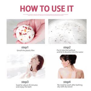 Bombes de bain vaginales à base de plantes Yoni faites à la main par Chinaherbs, 100 g, parfum de rose, détox vaginale, vente chaude, service OEM disponible - Product Image 5