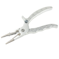 Pince à poisson multifonctionnelle en acier inoxydable de 20 cm, 102 g, lame incurvée, durable, étanche, pour la pêche en eau douce et en eau salée