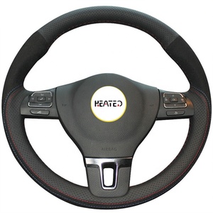 Cubierta de <span class=keywords><strong>volante</strong></span> para Volkswagen, VW, Gol, Tiguan, Passat B7, Passat, CC, Touran, <span class=keywords><strong>Jetta</strong></span>, <span class=keywords><strong>Mk6</strong></span>, precio al por mayor para ti - Product Image 4