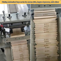 Machine à café en bois Machine à bâton de crème glacée Machine à couverts en bois pour cuillère et fourchette