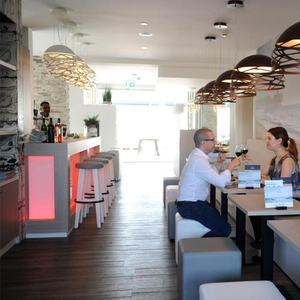 定制咖啡厅吧台木质咖啡吧柜台设计餐厅吧台设计 - Product Image 3