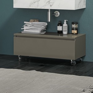 Juego de Baño Kamalu KAM-KK801 con Mueble de Pie y Estante de 80 cm, Diseño para Comodidad y Estilo - Product Image 4
