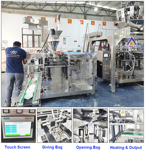 Chất lượng cao Tự động PREMADE đứng lên Pouch Zip khóa túi bao bì ngô lúa mì bột đậu nành bột điền máy đóng gói - Product Image 3