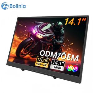 จอภาพพกพาขนาด 14.1 นิ้ว พร้อมขอบจอบางเฉียบ แบบ IPS พอร์ต Type C สำหรับธุรกิจ - Product Image 1