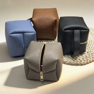 Fashion Travel Cosmetic Bag with Handle Women Storage Pouch for <b>Makeup</b> Toiletry PU Leather Zipper <b>Makeup</b> Organizer <b>Case</b> - Product Image 3