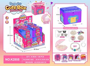 Produits tendance 2024 boîte Surprise pour enfants K2855 boîte au trésor à bijoux <span class=keywords><strong>princesse</strong></span> boîte aveugle livre fille aime les jouets uniques - Product Image 3