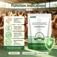 ClostriGut Clear Feed : Contrôle des matières premières, traitement de la diarrhée aqueuse clostridiale et réparation du tractus intestinal des volailles