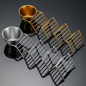 Soporte para <span class=keywords><strong>Tacos</strong></span> de Acero Inoxidable, Soporte Hueco para Conchas de Taco, Bandeja para <span class=keywords><strong>Tacos</strong></span> - Product Image 1