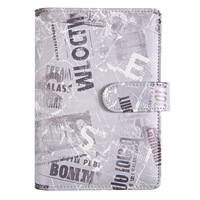 Vente en gros Budget Livre A6 Planificateur Journal PU Cuir Feuilles Mobiles Check-In Notebook Économie d'argent pour Plan Personnel Livre