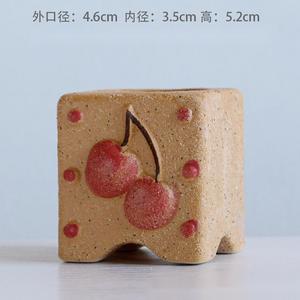 Maceta de flores para suculentas, tetera coreana con relieve <span class=keywords><strong>pintado</strong></span> <span class=keywords><strong>a</strong></span> <span class=keywords><strong>mano</strong></span>, Mini macetas creativas transpirables de piedra - Product Image 6