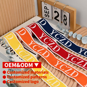 Fornitori all'ingrosso di nastri personalizzati: Nastri jacquard in maglia, nastri in poliestere stampati OEM per giacche e abbigliamento - Product Image 2