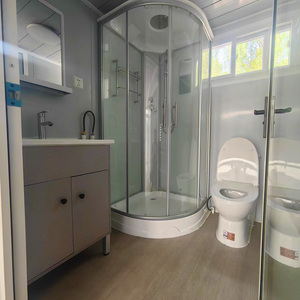 Maison conteneur préfabriquée, extensible et pliable, solaire, 20 pieds, portable, pour usage commercial ou scolaire, mini-maison modulaire respirante, garantie 2 ans - Product Image 4