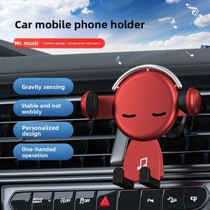 Supporto per telefono a forma di auto da cartone animato per bocchette dell'aria del letto, con ventosa, a gravità, completamente automatico, universale - Product Image 2