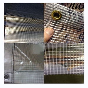 Fogli <span class=keywords><strong>in</strong></span> rete trasparente <span class=keywords><strong>in</strong></span> <span class=keywords><strong>Pvc</strong></span> con <span class=keywords><strong>occhielli</strong></span> - Product Image 4