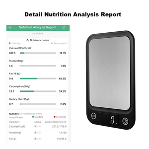 Abs + thép không gỉ dinh dưỡng sự kiện calo Protein chất béo thông minh dinh dưỡng quy mô ứng dụng thông minh dinh dưỡng Nhà Bếp Cân - Product Image 4