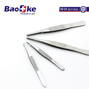 Pinzas Médicas de Acero Inoxidable Baoke de 9 cm, Pinzas Metálicas para Cejas, Limpieza de Heridas en la Piel, Accesorios para Botiquín de Primeros Auxilios - Product Image 5