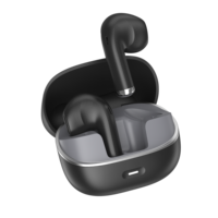 Auriculares Inalámbricos Semi-in-ear Bluetooth 6.0 TWS con Chip JL7043C, Audio AAC SBC, 4.5H de Reproducción, Estuche de Carga de 200mAh, Tipo-C