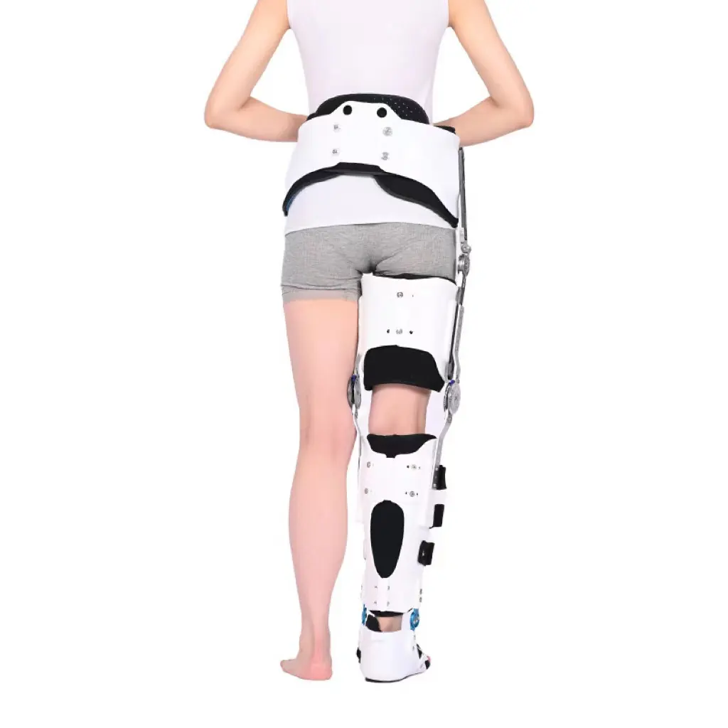 Superventas ajustable cadera rodilla tobillo y pie ortopedia cabeza femoral reemplazo fractura rehabilitación muslo Brace