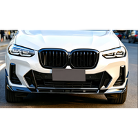 Kit carrosserie pour BMW X3 IX3 G01 G08 2022 2023 2024 ABS Noir Brillant Lame avant Diffuseur arrière Jupes latérales Aileron Spoiler Garniture Tuning