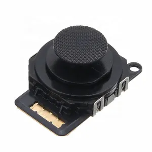 Repair Parts Black 3D Analog Joystick Stick Button Sensor Module Contact Rubber Set for PSP 2000 Slim 3D joystick