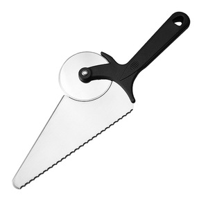Stainless Steel Pizza Spatula Serrated Triangular Cutter 430 Multi Functional Baking Cake Tool For Pizza And Cake Cutting - Product Image 4
