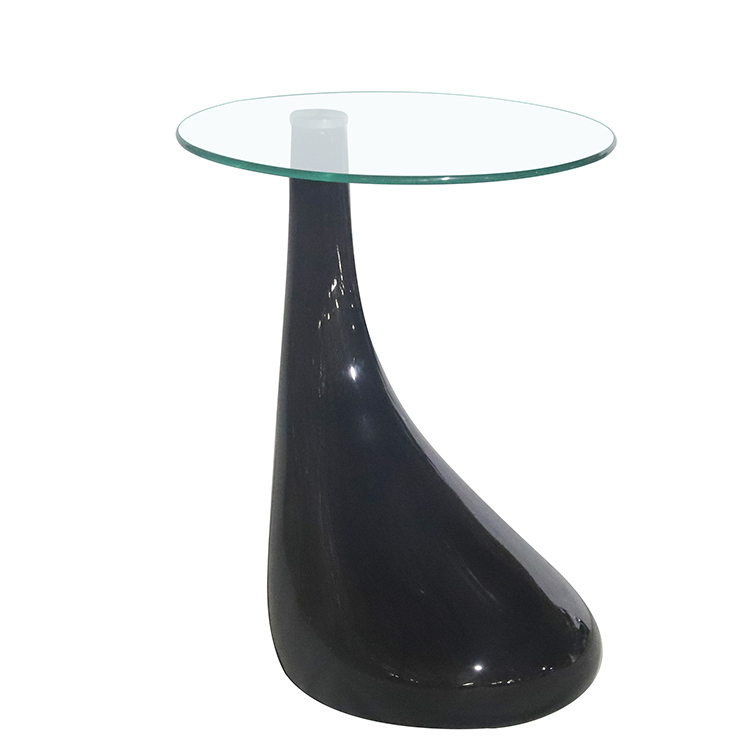 Luxury Modern Furniture Smart Coffee End Table Durable Tempered Glass Table Top With FRP Base Coffee Tables
