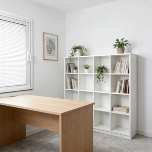 ม่านบังตาแบบเวเนเชียนกันน้ำสำหรับห้องน้ำ  วัสดุอะลูมิเนียมอัลลอยด์  ควบคุมด้วยแม่เหล็ก  กระจกเดี่ยว  ติดตั้งภายในหน้าต่าง  แบบม่านกลวง - Product Image 2