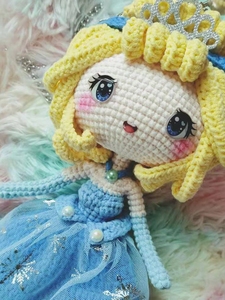 Handmade Xiao Wu công chúa búp bê từ các trò chơi Anime siêu mềm sang trọng dệt kim ly hợp túi cho căng thẳng cứu trợ - Product Image 4