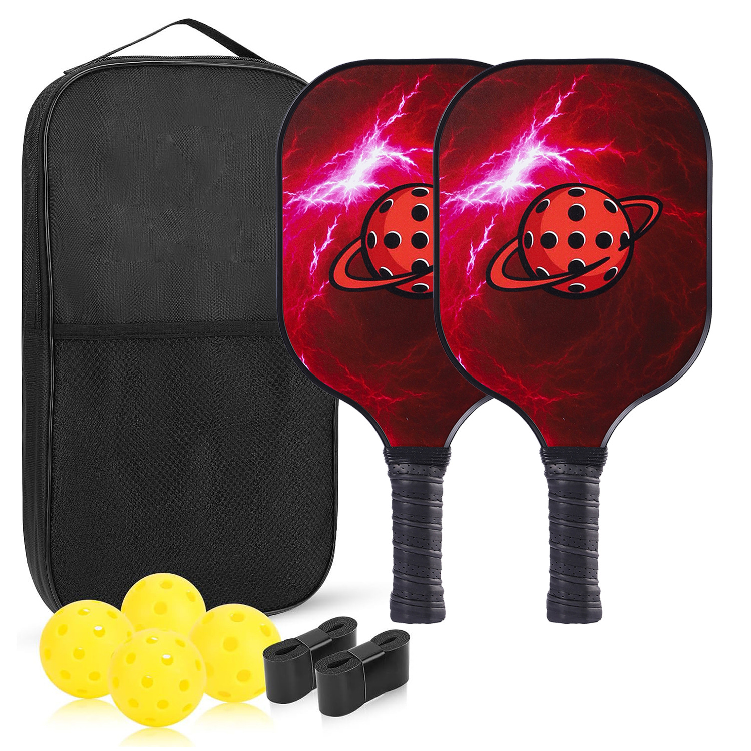 2 raquettes, 4 balles, 2 grips, 1 pack [02]