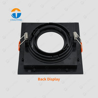Foco de plástico ABS para lámpara descendente, carcasa Mr16 PAR30 para módulos LED COB, accesorios de iluminación LED MR16 GU10, foco empotrado